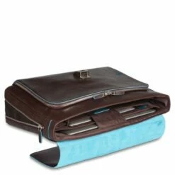 Piquadro Blue Square Expandable Computer Portfolio Briefcase 15" Night Blue -NL Rugzak Verkoopwinkel ca3111b2 blu2 dett1 1
