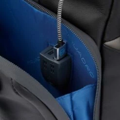 Piquadro Urban Computer Backpack 14'' Black Grey Blue -NL Rugzak Verkoopwinkel ca3214ub00bm ngr dett4 2