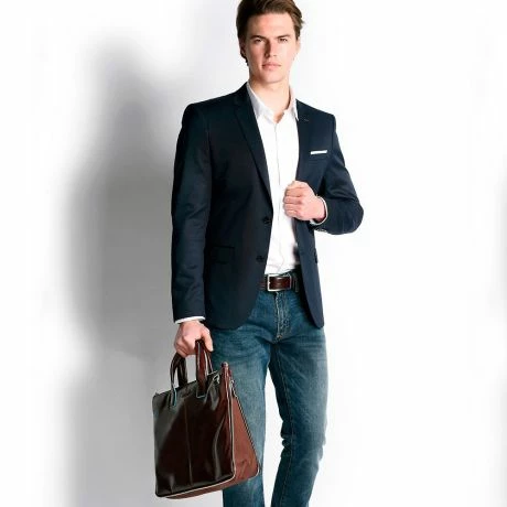 Piquadro Blue Square Expandable Slim Computer Bag 15.6" Mahogany 5 Piquadro Blue Square Expandable Slim Computer Bag 15.6" Mahogany - Afbeelding 3