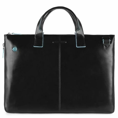 Piquadro Blue Square Expandable Slim Computer Bag 15.6" Black 3 Piquadro Blue Square Expandable Slim Computer Bag 15.6" Black