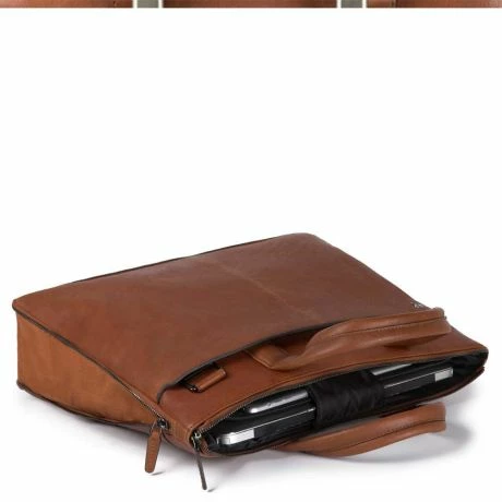 Piquadro Black Square Small Expandable Computer Bag 15.6'' Black 4 Piquadro Black Square Small Expandable Computer Bag 15.6'' Black - Afbeelding 2