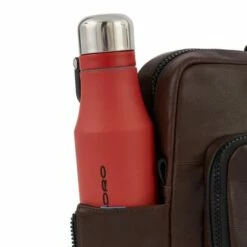 Piquadro Harper Laptop 15"/ IPad 12,9" Briefcase Tobacco -NL Rugzak Verkoopwinkel ca4027ap cu dett4
