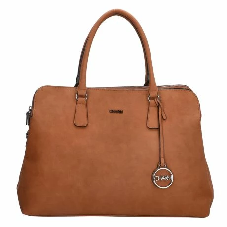 Charm London Bromley 13.3" Laptoptas Cognac 4 Charm London Bromley 13.3" Laptoptas Cognac - Afbeelding 2