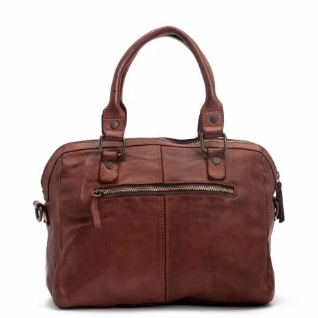 Biba Boston Shoulder Bag Cognac 5 Biba Boston Shoulder Bag Cognac - Afbeelding 3