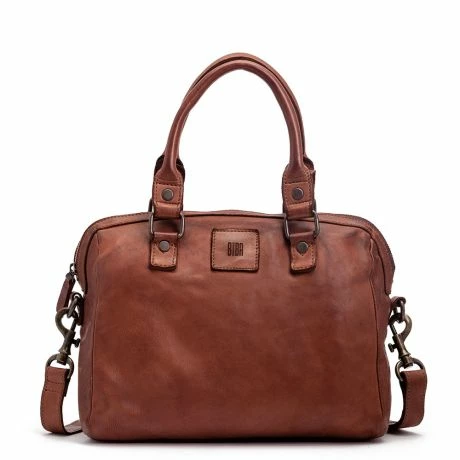 Biba Boston Shoulder Bag Cognac 3 Biba Boston Shoulder Bag Cognac