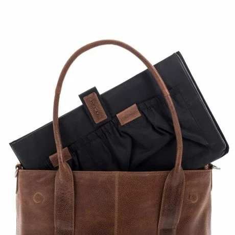 Plevier Dalian Laptop Damestas 15.6'' Cognac 7 Plevier Dalian Laptop Damestas 15.6'' Cognac - Afbeelding 5