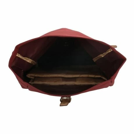 Enrico Benetti Santiago Rolltop Rugtas 15" Bordeaux Rood 6 Enrico Benetti Santiago Rolltop Rugtas 15" Bordeaux Rood - Afbeelding 4