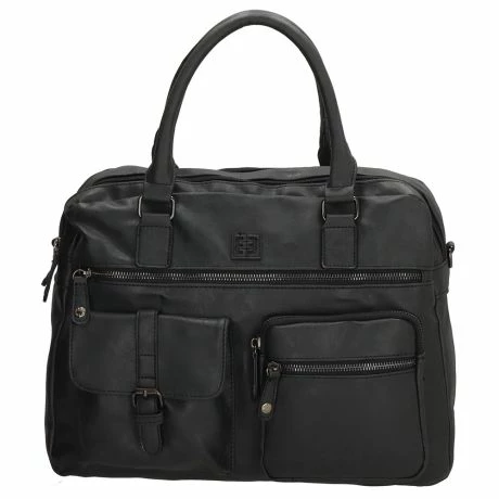 Enrico Benetti Ardèche Laptop Handtas 15" Zwart 4 Enrico Benetti Ardèche Laptop Handtas 15" Zwart - Afbeelding 2
