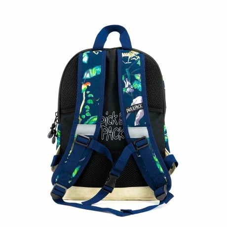 Pick & Pack Rugzak M Happy Jungle Navy 4 Pick & Pack Rugzak M Happy Jungle Navy - Afbeelding 2