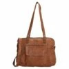 Hide & Stitches Paint Rock Shopper 20407 Cognac -NL Rugzak Verkoopwinkel hide stitches paint rock shopper 20407 cognac