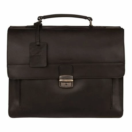 Burkely Vintage Scott Briefcase Black 3 Burkely Vintage Scott Briefcase Black
