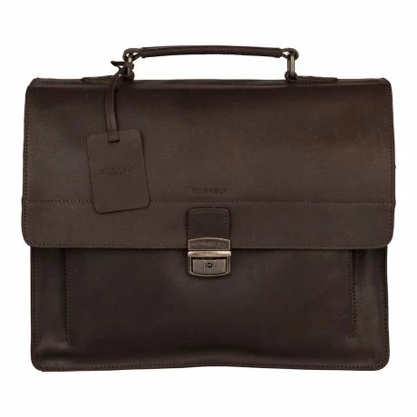 Burkely Vintage Scott Briefcase Brown 3 Burkely Vintage Scott Briefcase Brown