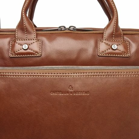 Castelijn & Beerens Firenze Business 3-Vaks Laptoptas 15.6'' Licht Bruin 8 Castelijn & Beerens Firenze Business 3-Vaks Laptoptas 15.6'' Licht Bruin - Afbeelding 6