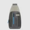 Piquadro Urban Mono Sling Bag Black/Grey Blue -NL Rugzak Verkoopwinkel imagetostl.com ca4536ub00l ngr 1
