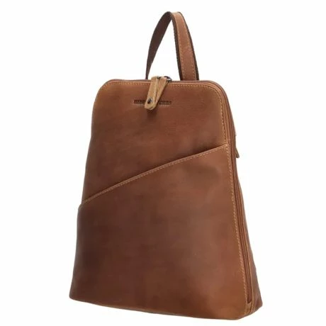 Hide & Stitches Japura Rugzak Cognac 20824 4 Hide & Stitches Japura Rugzak Cognac 20824 - Afbeelding 2