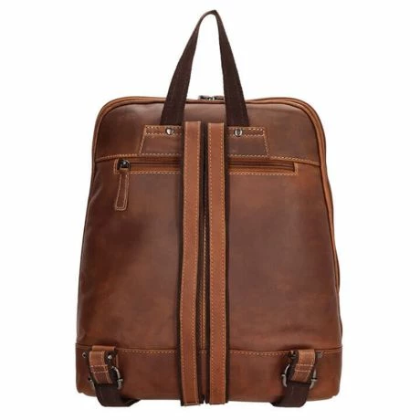 Hide & Stitches Japura Rugzak Cognac 4 Hide & Stitches Japura Rugzak Cognac - Afbeelding 2