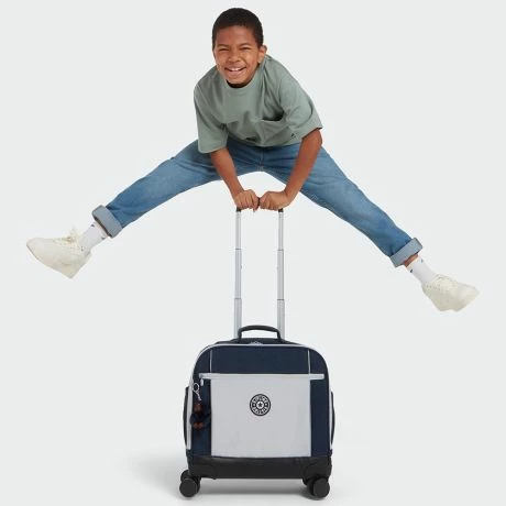 Kipling New Storia 25L Trolley Schooltas True Blue Grey 7 Kipling New Storia 25L Trolley Schooltas True Blue Grey - Afbeelding 5