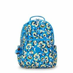 Kipling Seoul Rugzak Leopard Floral
