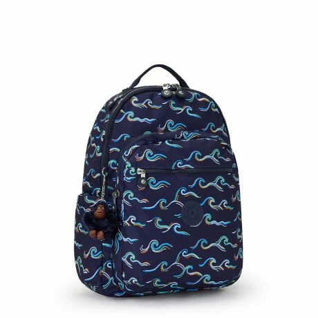 Kipling Seoul Rugzak Fun Ocean 4 Kipling Seoul Rugzak Fun Ocean - Afbeelding 2