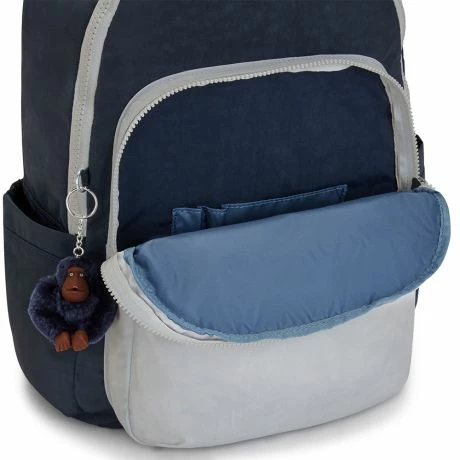 Kipling Seoul Rugzak True Blue Grey 6 Kipling Seoul Rugzak True Blue Grey - Afbeelding 4