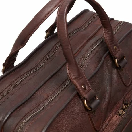 Chesterfield Black Label Rimini Laptoptas 17" Bruin 7 Chesterfield Black Label Rimini Laptoptas 17" Bruin - Afbeelding 5