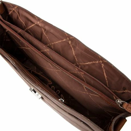 Chesterfield Soft Class Oxford Laptoptas 15,6" Cognac 8 Chesterfield Soft Class Oxford Laptoptas 15,6" Cognac - Afbeelding 6