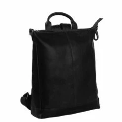 Chesterfield Saar Rugzak Black -NL Rugzak Verkoopwinkel leren rugzak zwart saar 1