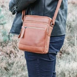 Chesterfield Birmingham Schoudertas Brown -NL Rugzak Verkoopwinkel model 13