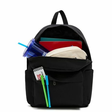 Vans New Skool Kids Rugzak Black 4 Vans New Skool Kids Rugzak Black - Afbeelding 2