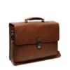 Chesterfield Soft Class Oxford Laptoptas 15,6" Cognac