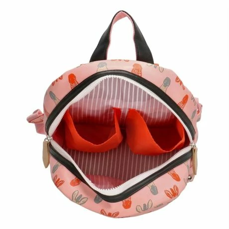 Zebra Girls Rugzak S Zebra Peach Gold 4 Zebra Girls Rugzak S Zebra Peach Gold - Afbeelding 2