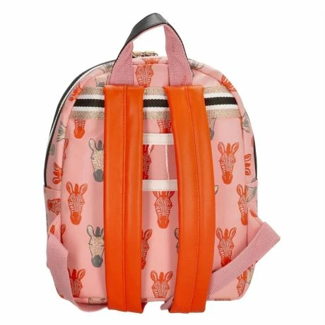 Zebra Girls Rugzak S Zebra Peach Gold 6 Zebra Girls Rugzak S Zebra Peach Gold - Afbeelding 4