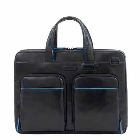 Piquadro Blue Square Revamp Slim Computer Bag 14'' Blue 3 Piquadro Blue Square Revamp Slim Computer Bag 14'' Blue