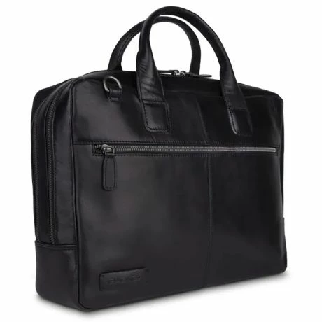 Plevier Flint Laptoptas 2-Vaks 15.6" Zwart 5 Plevier Flint Laptoptas 2-Vaks 15.6" Zwart - Afbeelding 3