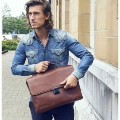 Plevier Morse Leren Aktentas 2-Vaks 15.6" Zwart -NL Rugzak Verkoopwinkel plevier 7 1 1 1