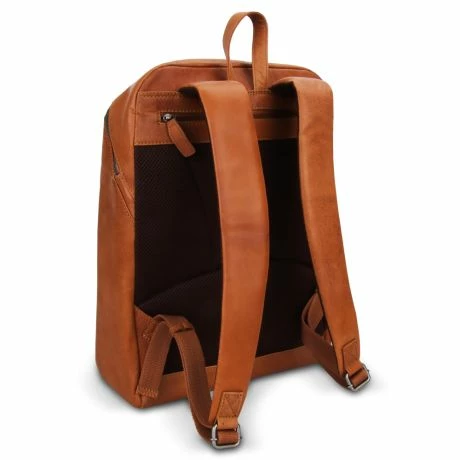 Plevier Amaril Laptoprugzak 1-Vaks 15.6" Cognac 4 Plevier Amaril Laptoprugzak 1-Vaks 15.6" Cognac - Afbeelding 2