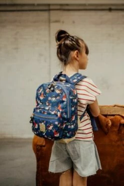 Pick & Pack Rugzak M Birds Navy -NL Rugzak Verkoopwinkel pp20141 14