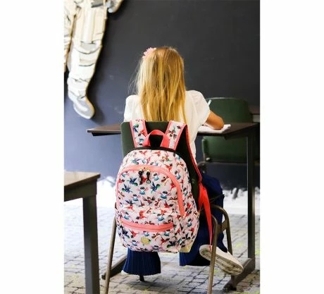 Pick & Pack Rugzak L Birds Soft Pink 8 Pick & Pack Rugzak L Birds Soft Pink - Afbeelding 6