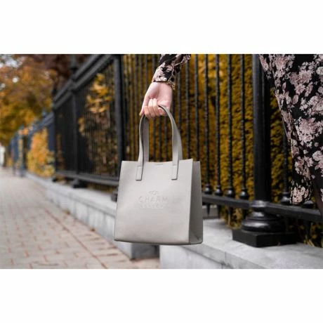 Charm London Radlett Shopper Small Grey 10 Charm London Radlett Shopper Small Grey - Afbeelding 8