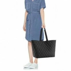 Reisenthel Classic Shopper XL Rhombus Black 9 Reisenthel Classic Shopper XL Rhombus Black -NL Rugzak Verkoopwinkel reisenthel shopper xl pop