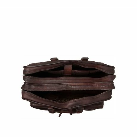 Chesterfield Black Label Rimini Laptoptas 17" Bruin 5 Chesterfield Black Label Rimini Laptoptas 17" Bruin - Afbeelding 3