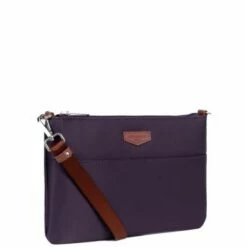 Hexagona Pop Clutch Violet -NL Rugzak Verkoopwinkel sac porte travers hexagona ref 50526 violet 26 18 2