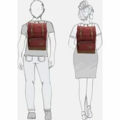 Enrico Benetti Santiago Rugtas L 17" Bordeaux Rood 9 Enrico Benetti Santiago Rugtas L 17" Bordeaux Rood -NL Rugzak Verkoopwinkel santiago 17 4