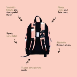 Little Legends Kinderrugzak Zwaan 23 Little Legends Kinderrugzak Zwaan -NL Rugzak Verkoopwinkel usp swan achterkant