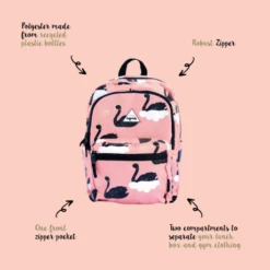 Little Legends Kinderrugzak Zwaan 22 Little Legends Kinderrugzak Zwaan -NL Rugzak Verkoopwinkel usp swan voorkant