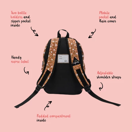 Little Legends Kinderrugzak Vintage Flower 12 Little Legends Kinderrugzak Vintage Flower - Afbeelding 10