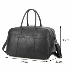 Wimona Amsterdam Weekendtas Zwart -NL Rugzak Verkoopwinkel wimona amsterdam weekendtas zwart 3