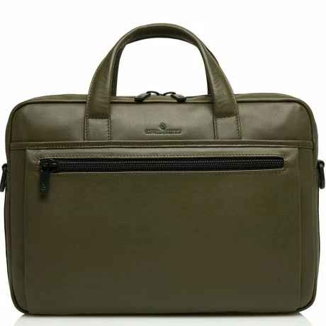 Castelijn & Beerens Nappa X Charlie Laptoptas 15.6" Groen 3 Castelijn & Beerens Nappa X Charlie Laptoptas 15.6" Groen