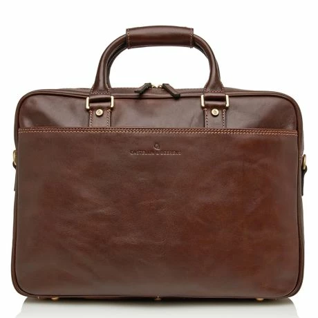 Castelijn & Beerens Verona Business RFID Laptoptas 15.6'' Mocca 3 Castelijn & Beerens Verona Business RFID Laptoptas 15.6'' Mocca