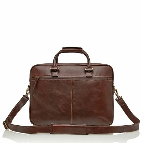 Castelijn & Beerens Verona Business RFID Laptoptas 15.6'' Mocca 4 Castelijn & Beerens Verona Business RFID Laptoptas 15.6'' Mocca - Afbeelding 2